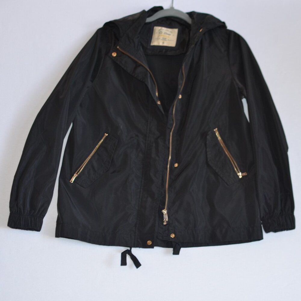 CI SONO Black Windbreaker Jacket Women's Size Small